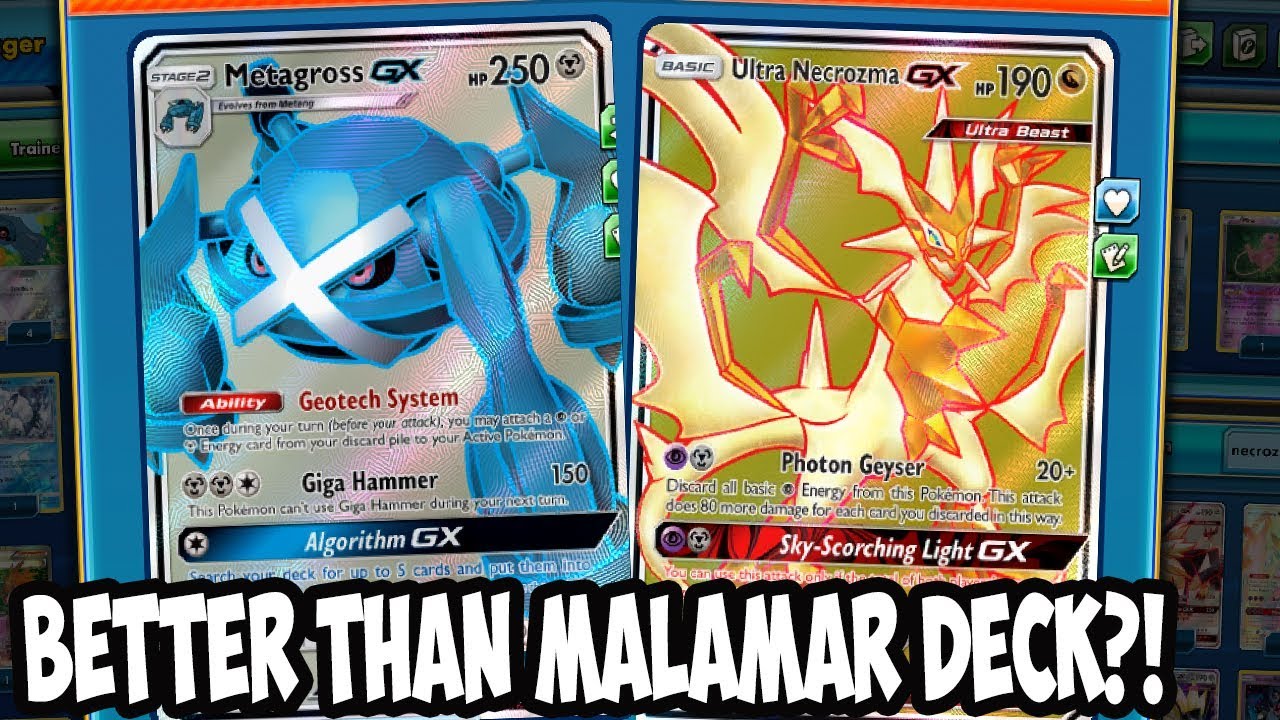 Better Than Malamar? Ultra Necrozma GX/Metagross GX Deck! Forbidden Light PTCGO