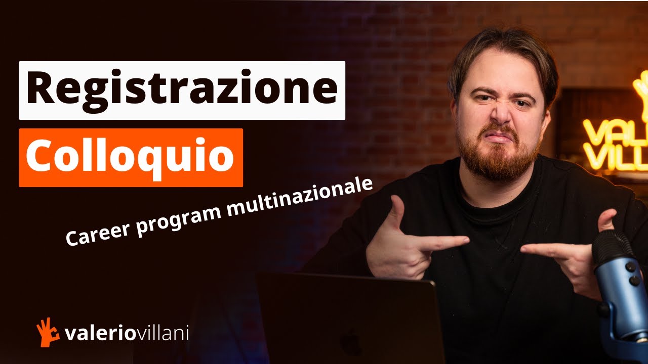 Registrazione Colloquio di Lavoro: A voi i giudizi..