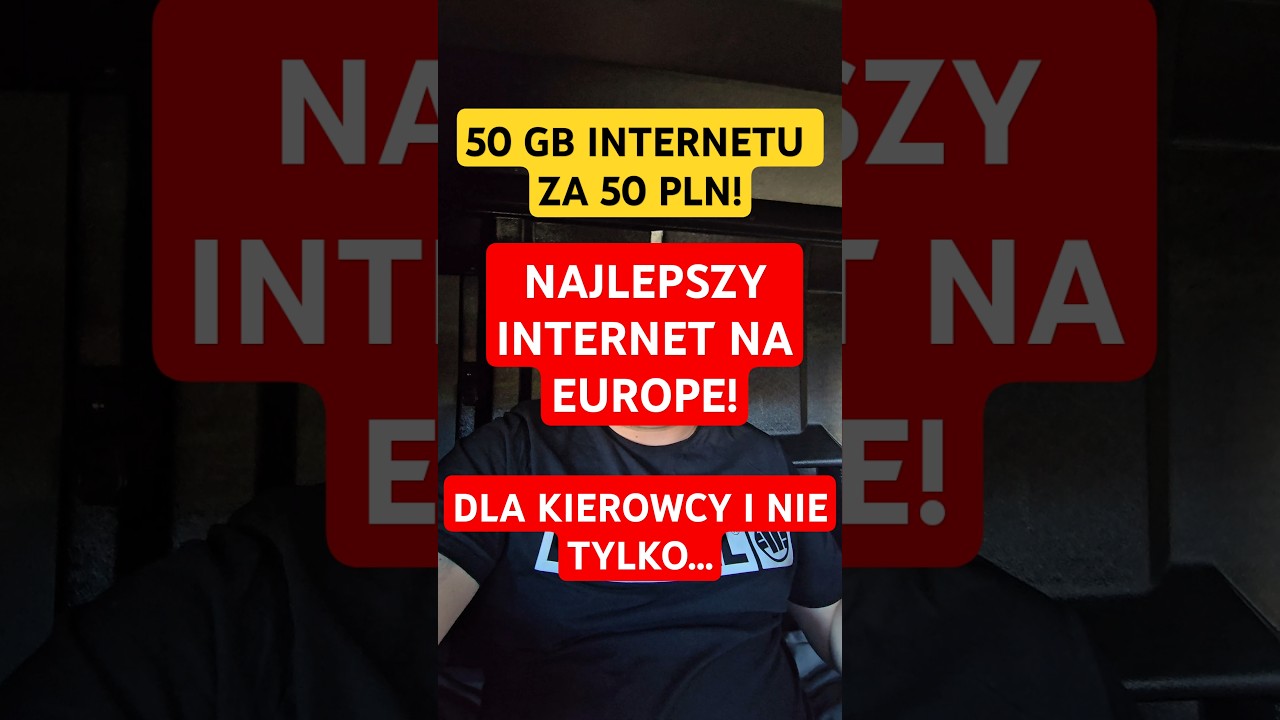 50 GB INTERNETU ZA 50 ZŁ!! #internet #dlaciebie  #kierowcy #podr&oacute;że #kierowcazawodowy #europa
