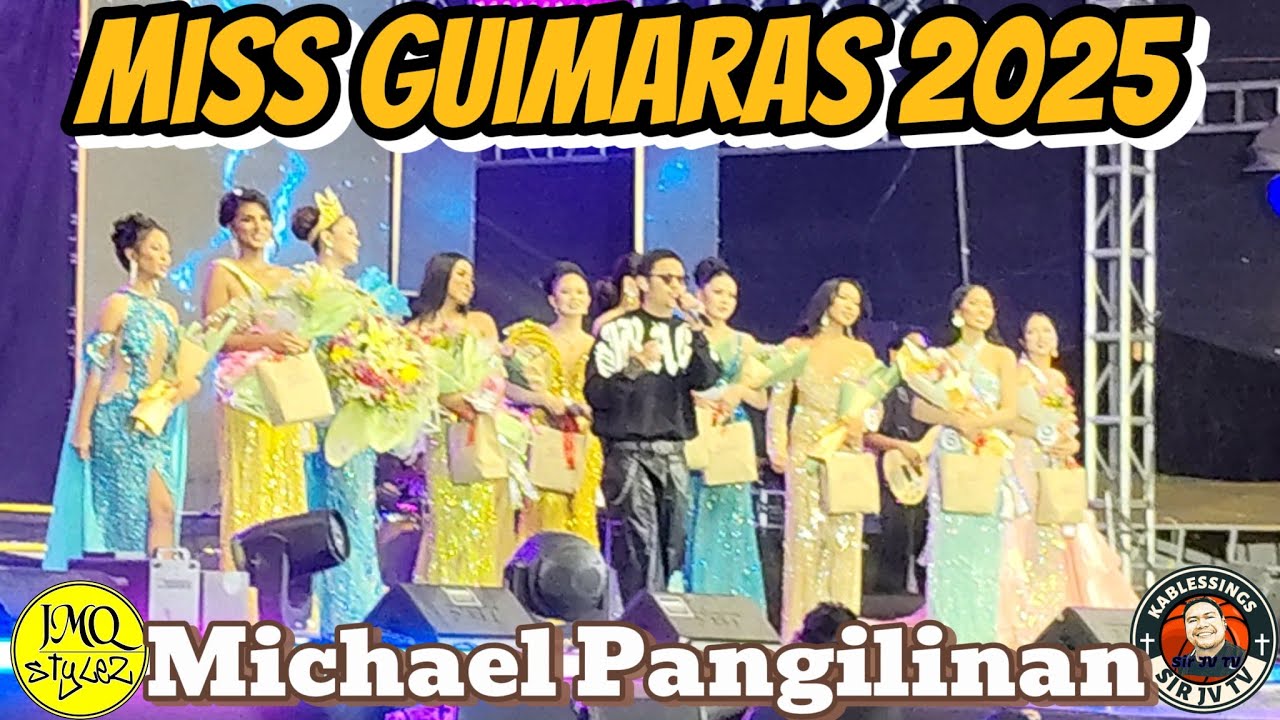 Michael Pangilinan serenades the Candidates of Miss Guimaras 2025