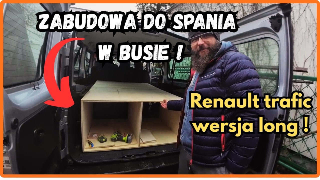 Zrobiłem zabudowę do spania w busie dla 5 osobowej rodziny ! Szykujemy się do Hiszpanii.