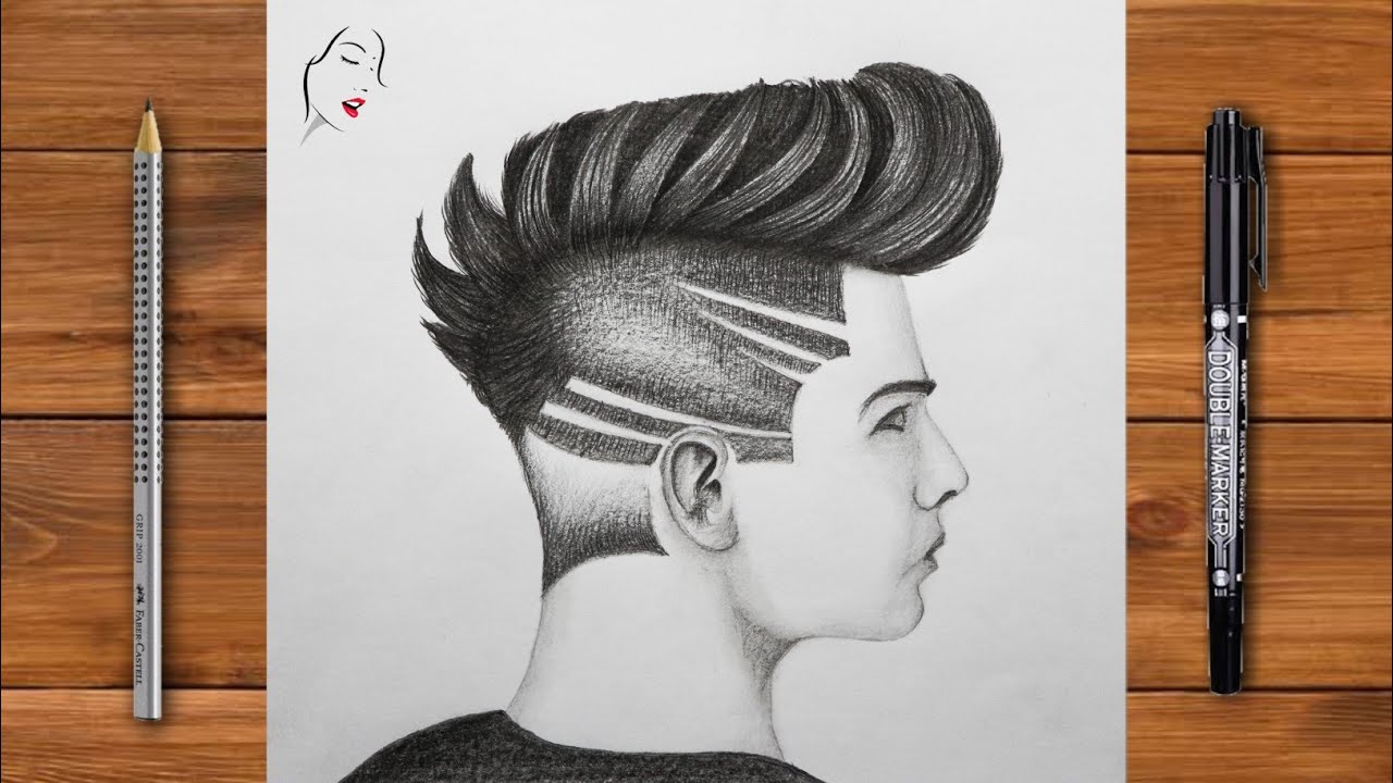How To Draw a Beautiful Boy Face | A Boy Drawing with Beautiful Haircut Style | Drawing Boy | Sketch