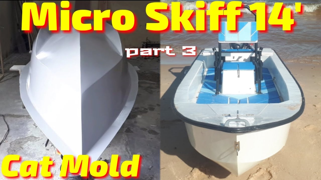 Buat perahu fiber sendiri....Micro skiff// part 3