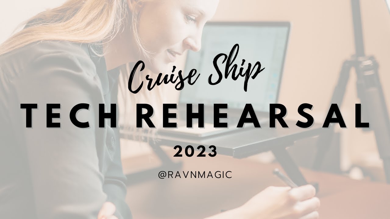 Behind the Scenes of My Cruise Magic Show Rehearsal