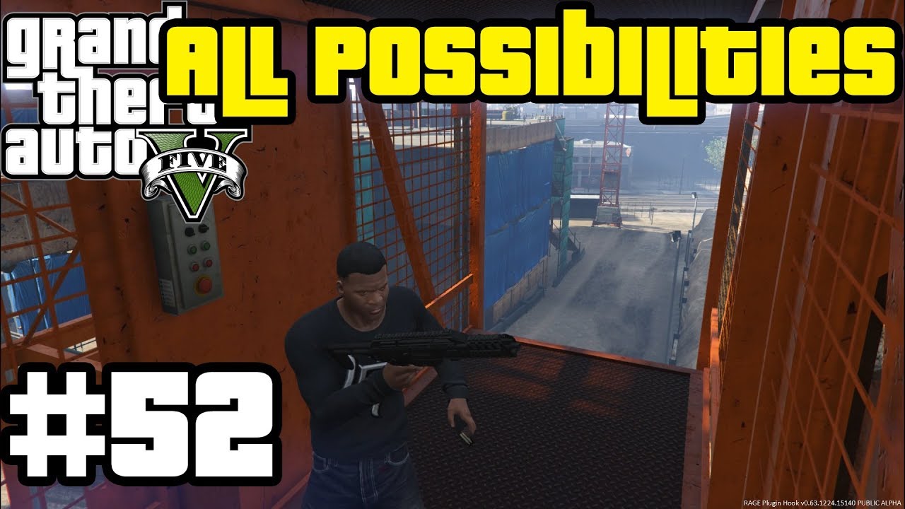 GTA V - The Construction Assassination (All Possibilities)