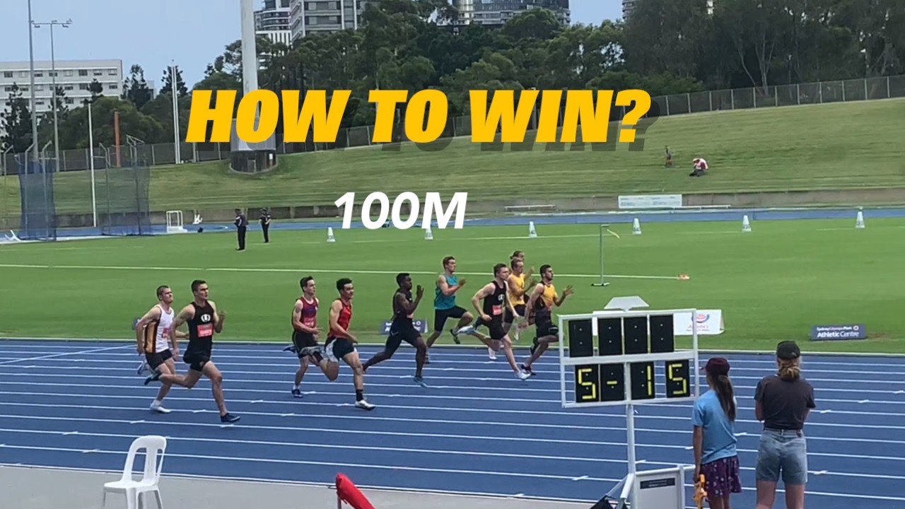 How to win a 100m Sprint  -  State Championship 