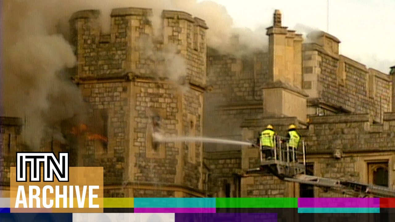 Raw Footage: Windsor Castle Fire (1992)