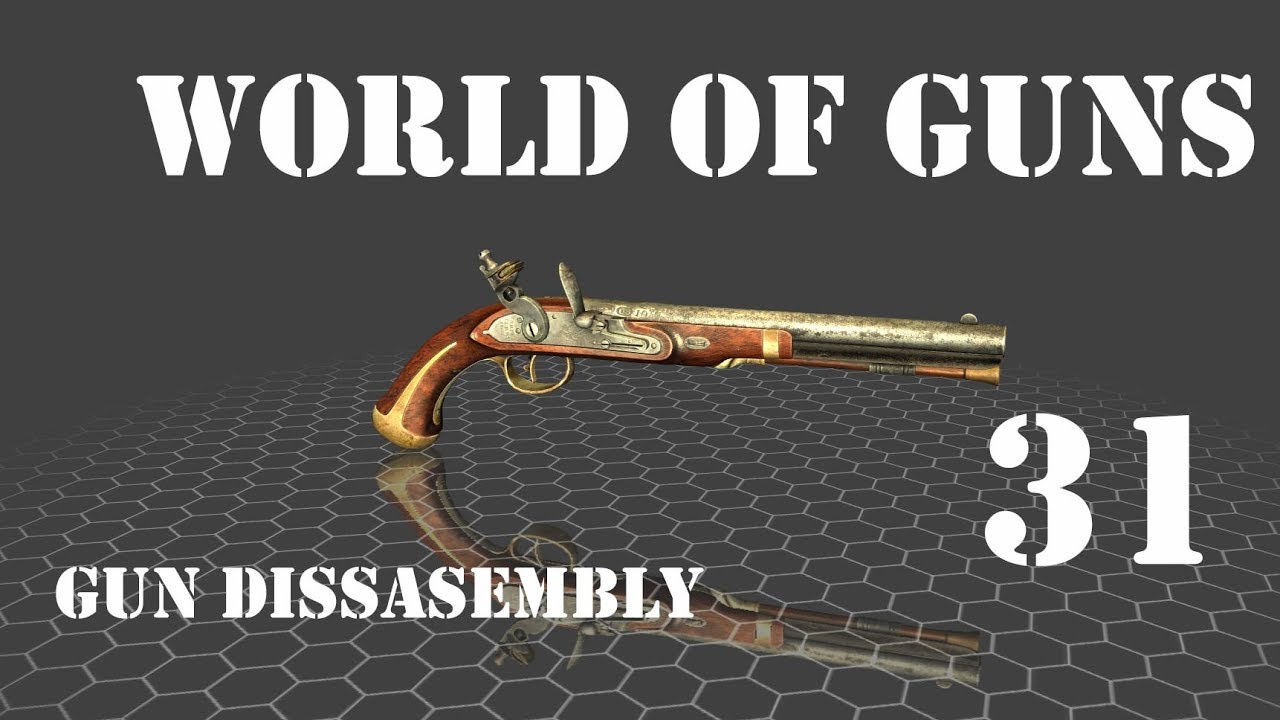 H.F.  Flintlock pistol (Gun World: Gun Disassembly)