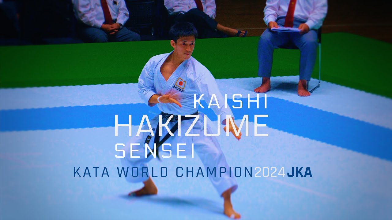 Kaishi HAKIZUME Sensei : KATA GANKAKU world champion JKA (First place) 2024 TAKASAKI ARENA JAPAN.
