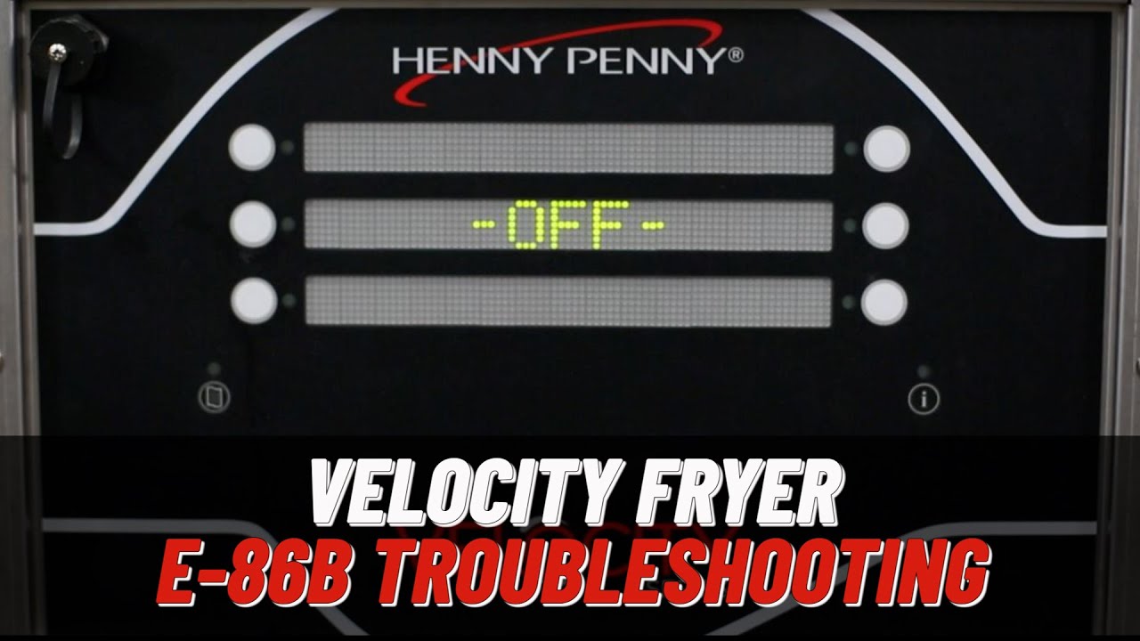 E-86B Error Code 