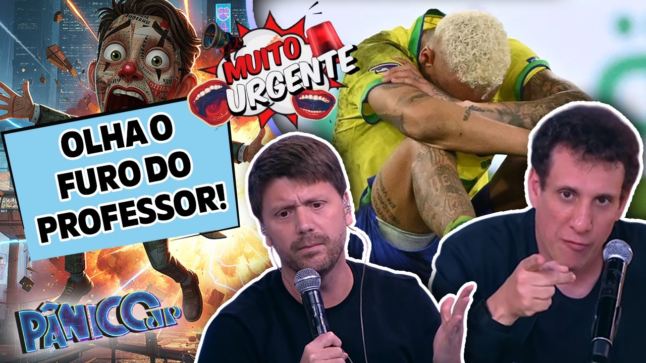 RESENHA ZU E ZUZU: NÃO DÁ PRA ACREDITAR NO BREAKING NEWS DE NEYMAR NA COPA QUE SAMY SOLTOU AO VIVO!