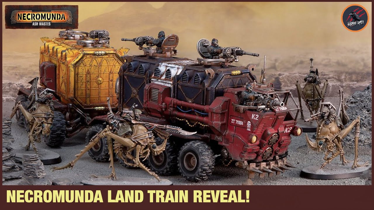 REVEALED – THE CARGO-8 RIDGEHAULER - Necromunda Ash Wastes Expansion With Up To 4 Trailers