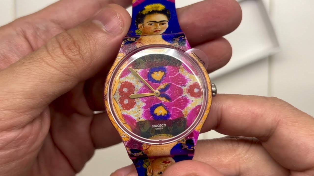 A Few Fair Watches - Swatch X Centre Pompidou The Frame by Frida Kahlo