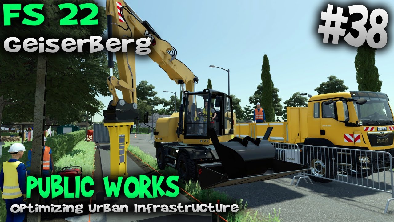 Stormwater burying 👷🏽Publicwork 👷🏽 Farming Simulator 2022