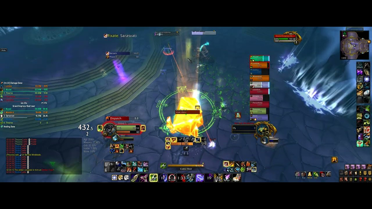 Grand Empress Shek'zeer (heroic), hunter PoV - Dead Inside