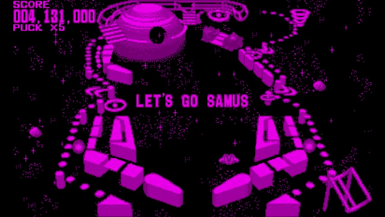 Secret Metroid Mini-Game in Galactic Pinball