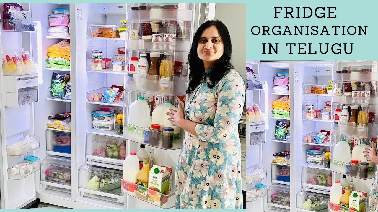 FRIDGE ORGANISATION IDEAS AND TIPS in TELUGU