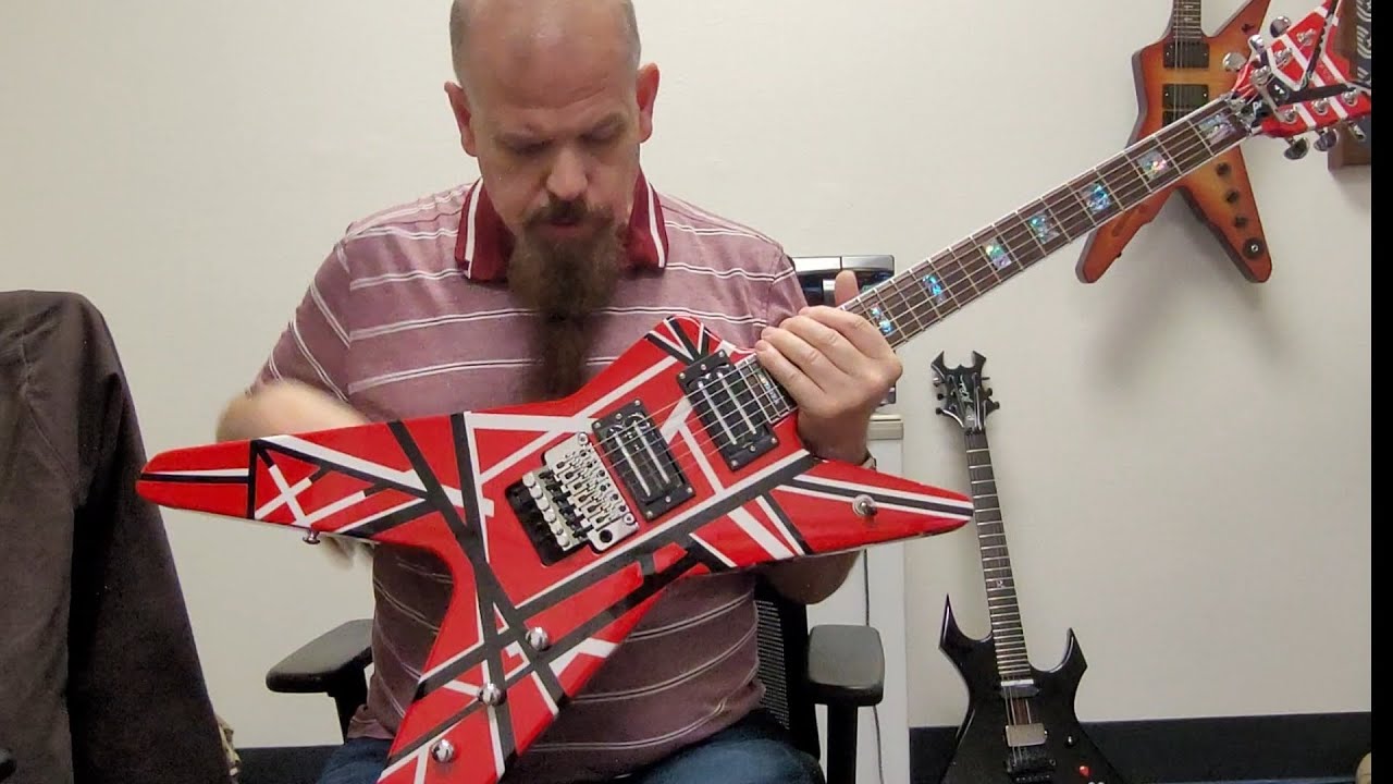 FIREFLY Dime EVH Striped Guitar mashup. Looks pretty cool. Plays great. Review