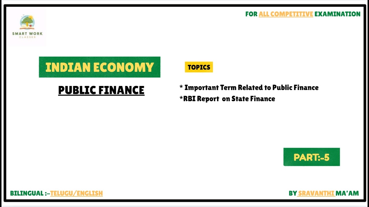 PUBLIC FINANCE Part-5 | Public Finance: Fiscal Cliff, Fiscal Drag, Crowding out |INDIAN ECONOMY|