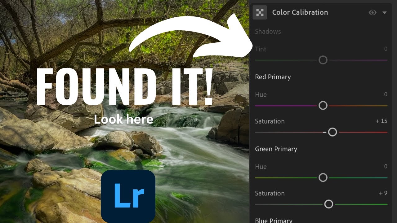 Found! How To Add the Color Calibration Tool to Lightroom Cloud