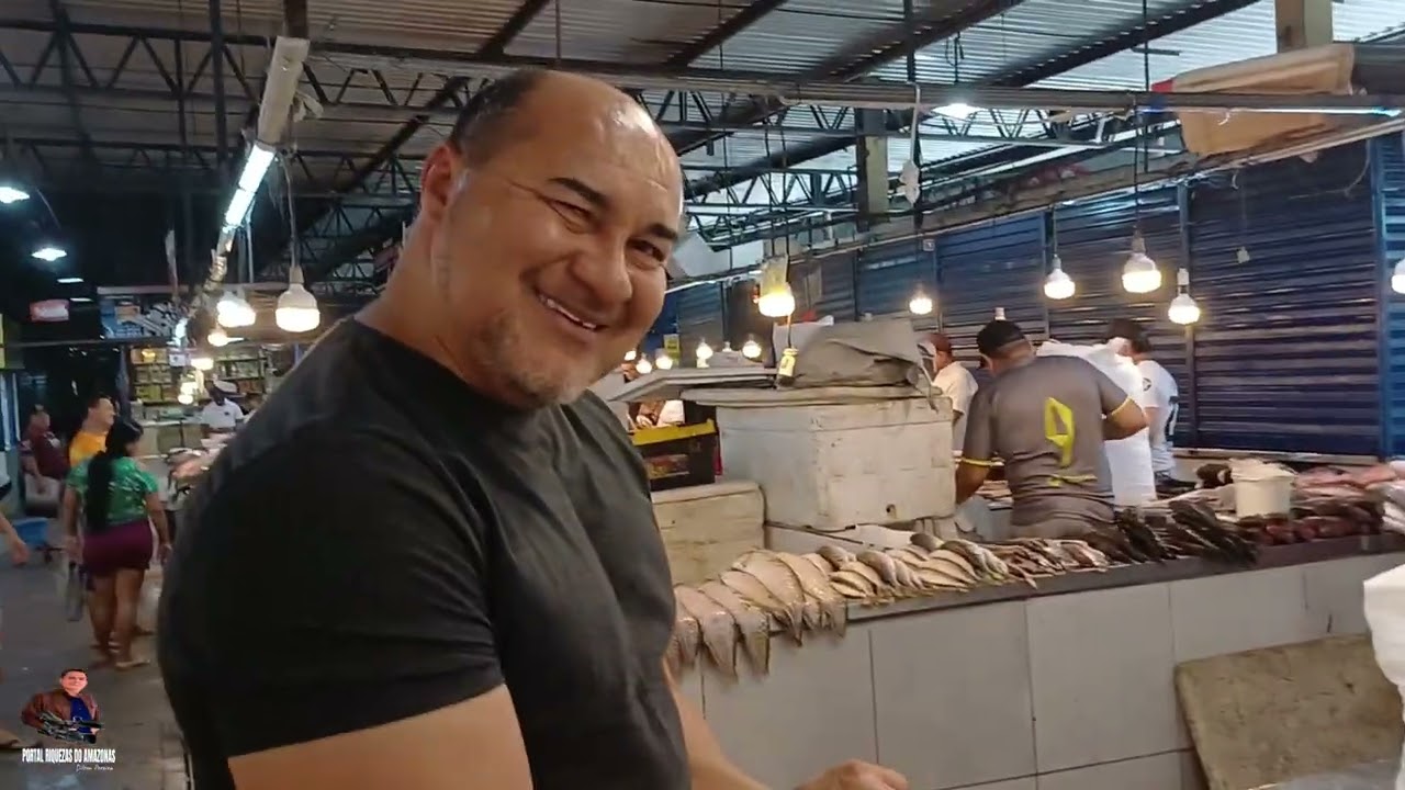 Maior Mercado de Peixe                                 Feira Manaus Moderna  Manaus Amazonas  Brasil