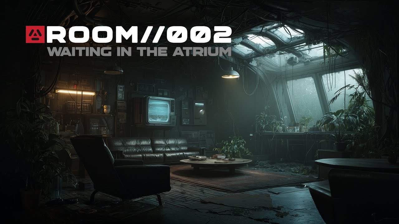 ROOM//002 - Waiting in the Atrium | Ambient Electronic Sound and Visual Environment