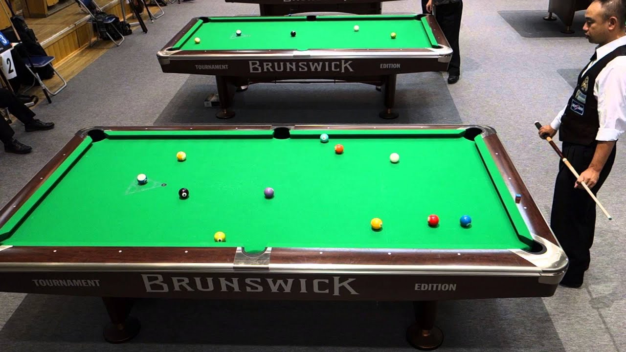 Yoshihiro Kitatani's 10-ball break shot
