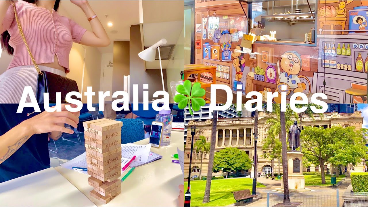 🇦🇺Australia♡Diaries 1 ꔛ Study Vlog&Morning Routine at tafe queensland and Scape Merivale Brisbane