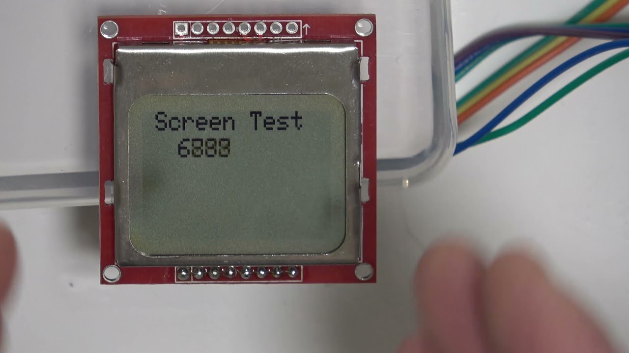 Урок 7 — ЖК-дисплей Dot Matrix 5110