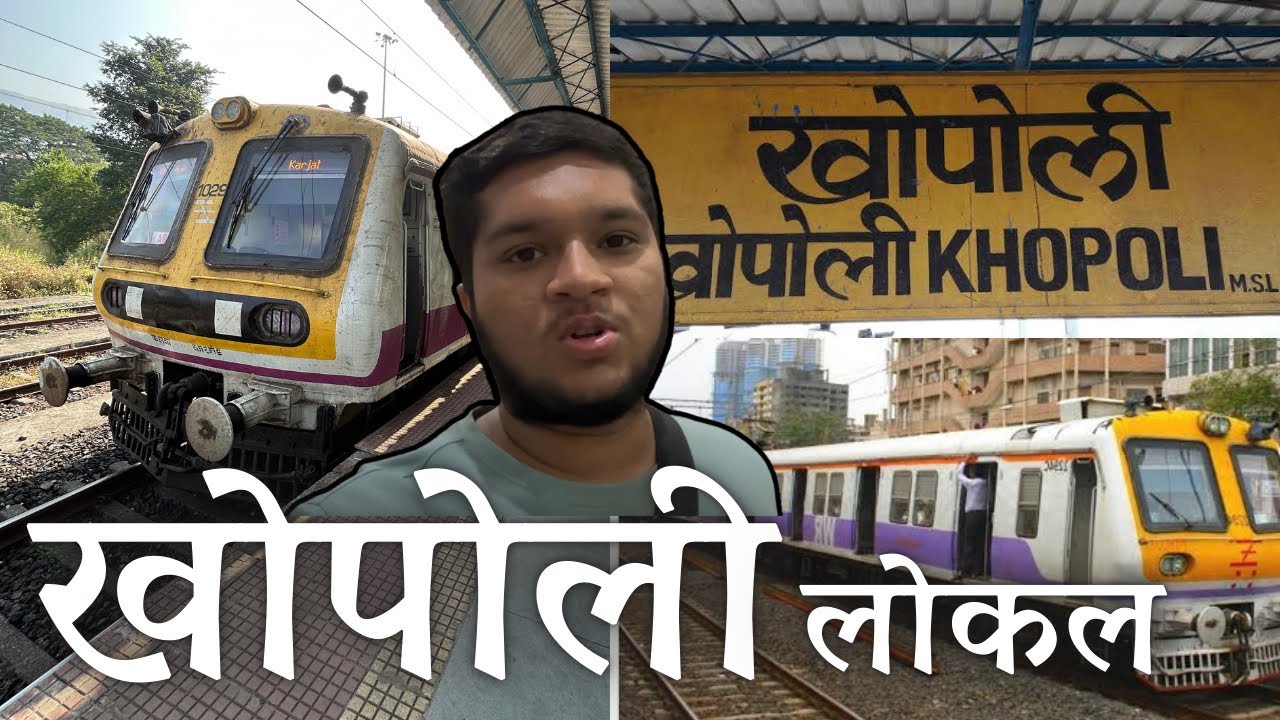 Mumbai’s Third Longest Local Train Journey 🚂 | CSMT To Khopoli Local Train Journey