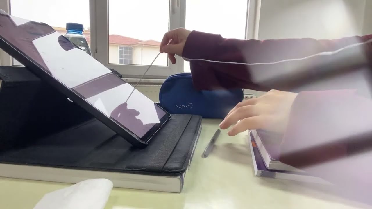 Benimle Ders Çalış | Kütüphane ortamı 📖📗|Sessiz yayın|