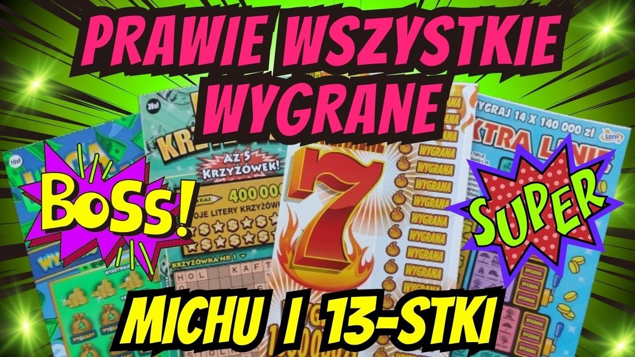 [Zdrapki  Lotto] 💥🎆🎉BRAWO MICHU🎉🎆💥PISALI  PAŃSTWO O 13?😘🥰💥🎆🎉