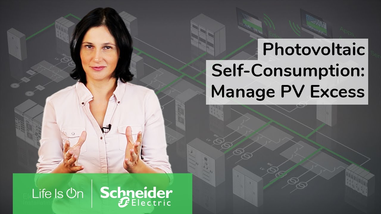 Photovoltaic Self-Consumption: 4 Ways to Manage Excess PV Production | Schneider Electric