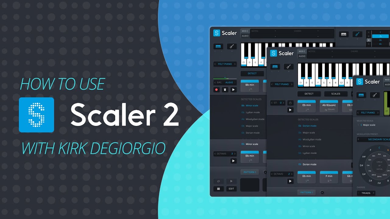 How To Use Plugin Boutique Scaler 2 with Kirk Degiorgio -  Overview Part 2