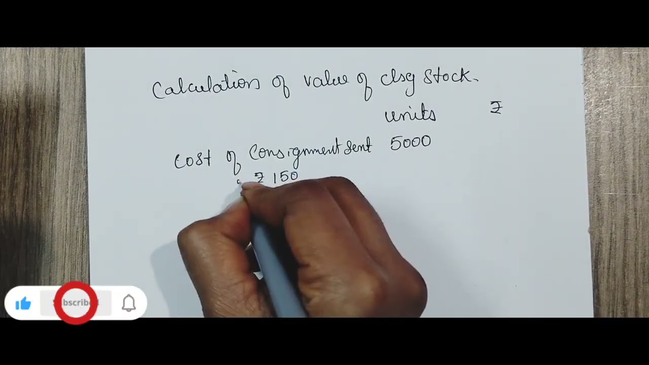 #Consignment #value of #Closingstock #consignor Expenses #Consignee ₹PYQ #22 #Bcom #Financiala/c#CMA