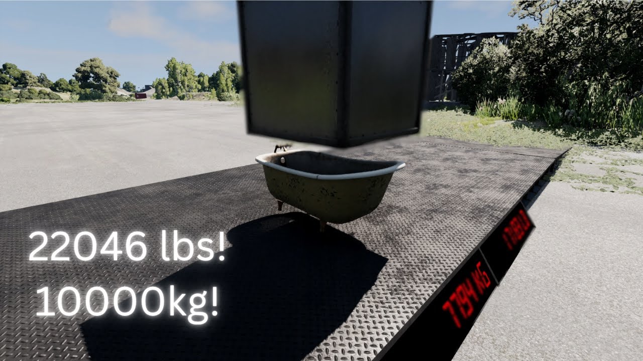 How Strong is the Bathtub in BeamNG.drive?