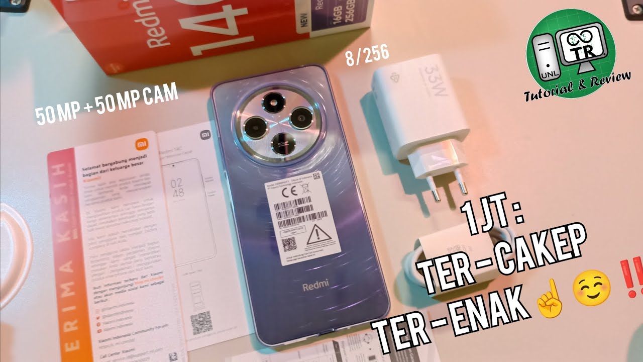 Unboxing n lil Review Redmi 14C  • 1 JT Ter-Balance Recommended‼️🔥 #review #hp #xiaomi #redmi14c