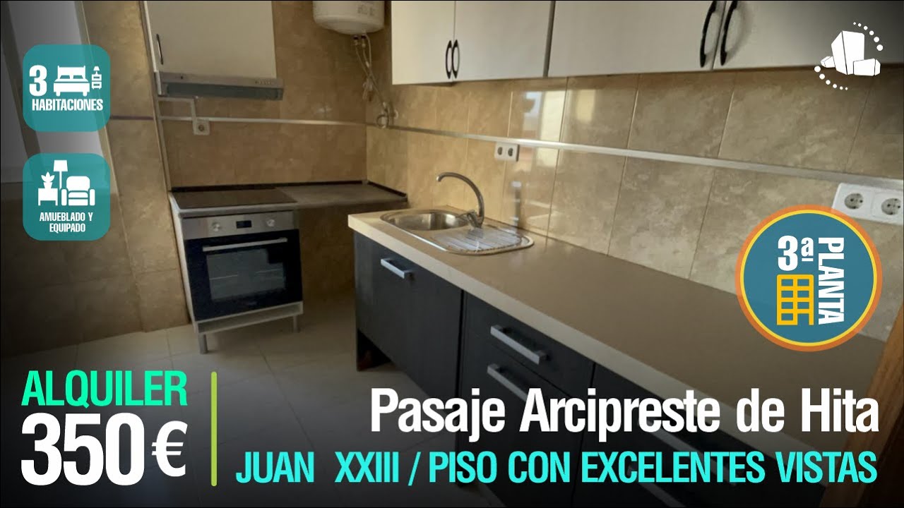 ✅ ALQUILADO ✅ / ALQUILER 💰350€ ⭐️ Arcipreste de Hita/ planta 3 / amueblado y equipado ⭐️