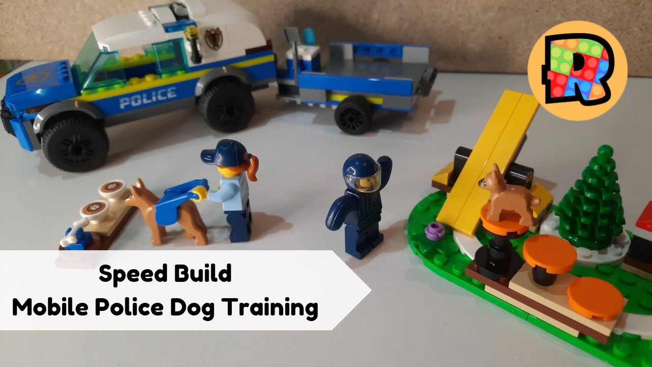 LEGO City 60369 Mobile Police Dog Training SPEED BUILD