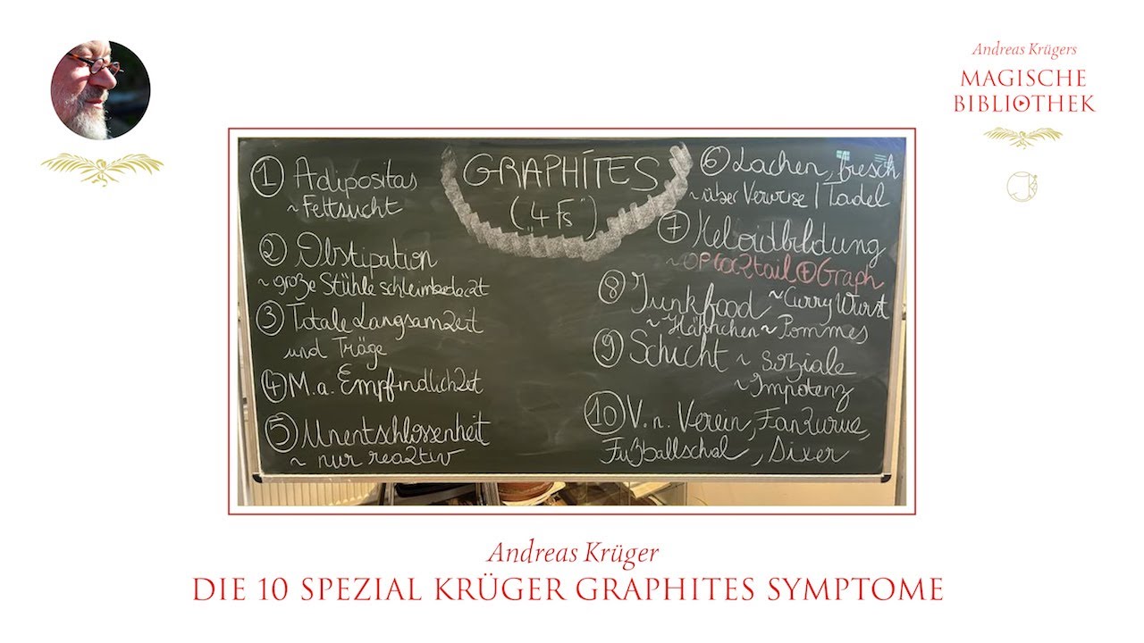 Andreas Krüger | Graphites | Die 10 Spezial Krüger Symptome
