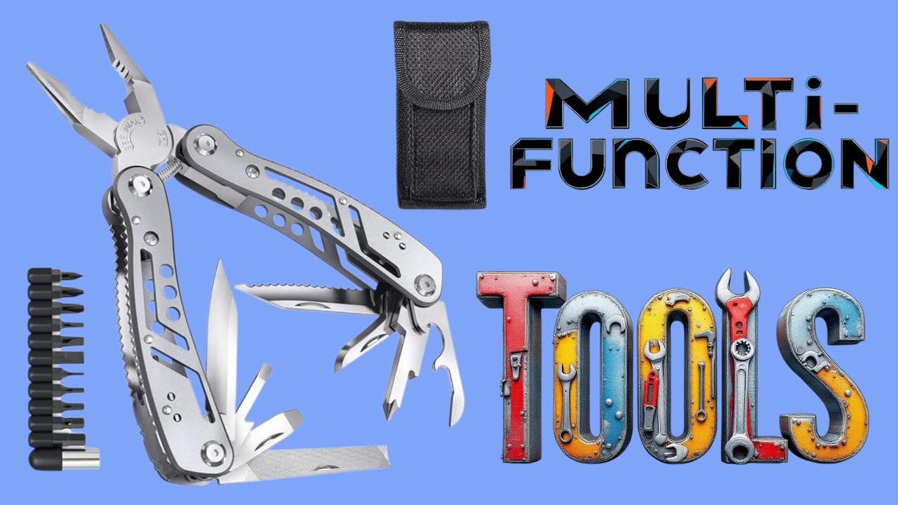 24 in 1 Multi-function Plier Tools |  Made of Stainless Steel with 11 Screwdriver | 