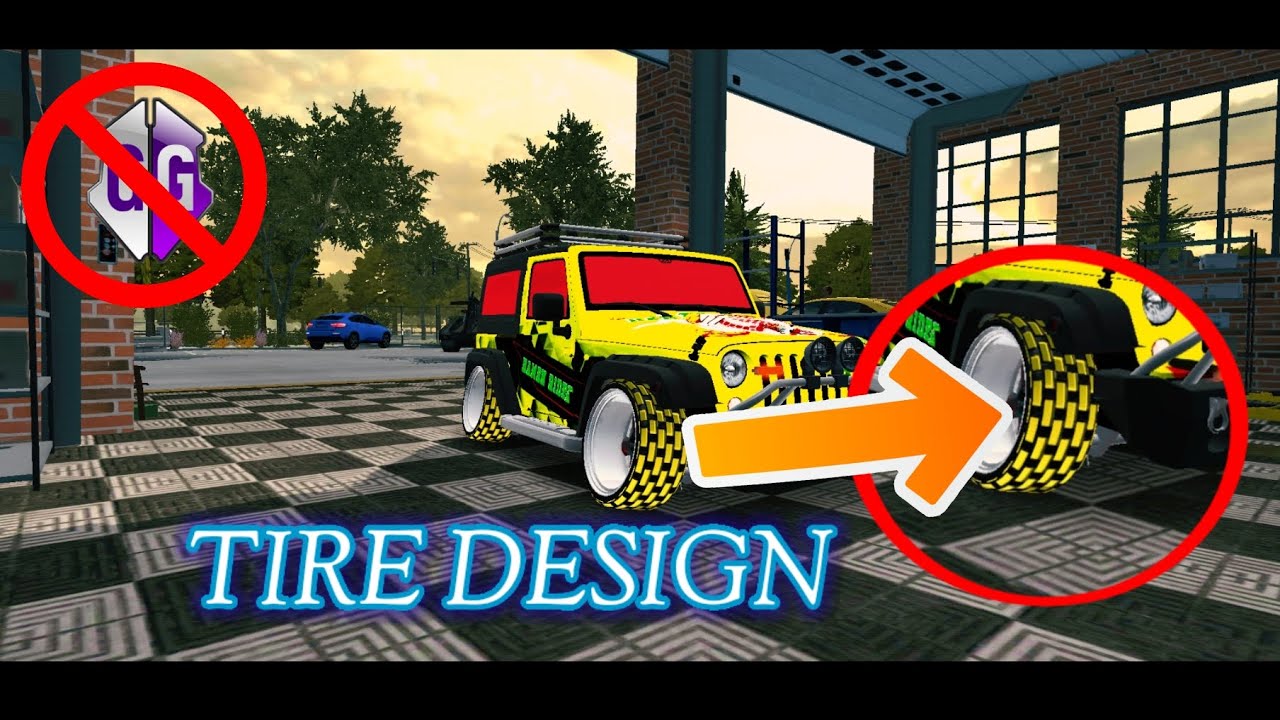 HOW TO MAKE TIRE DESIGNS IN CAR PARKING MULTIPLAYER | GAMING ZONE