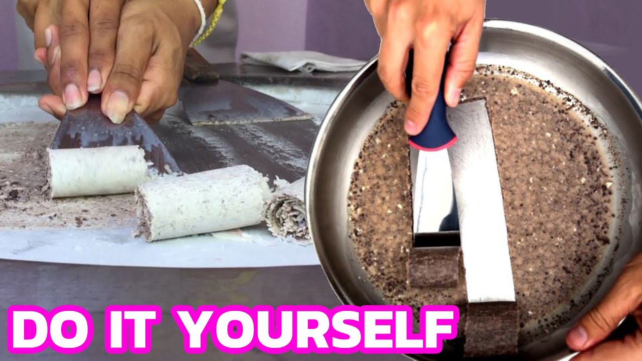 Ice Cream Rolls - Recipe & DIY Tutorial