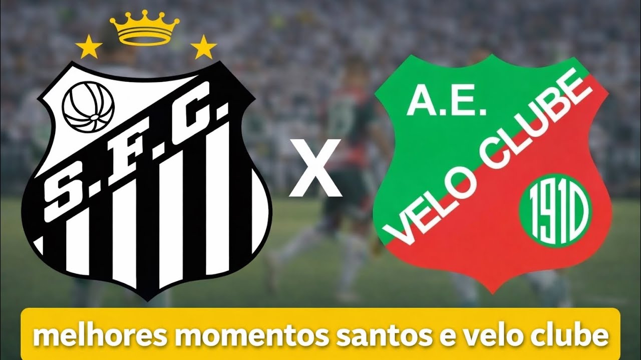 SANTOS 6 x 0 VELO CLUBE 