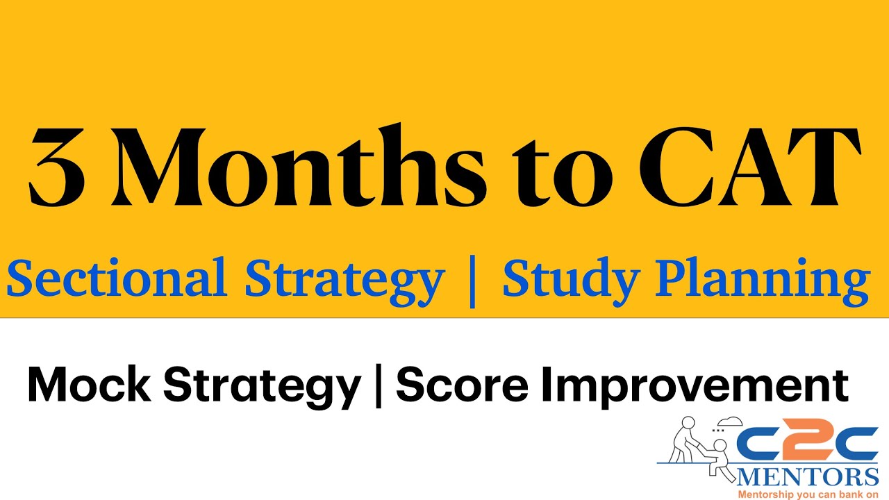 How to crack CAT in 3 Months | Study Plan & Strategy | How to prepare for cat 2020 in 3 months