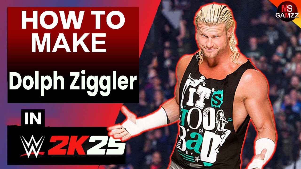 How To Make Dolph Ziggler  in WWE 2K25 | MS Gamzz