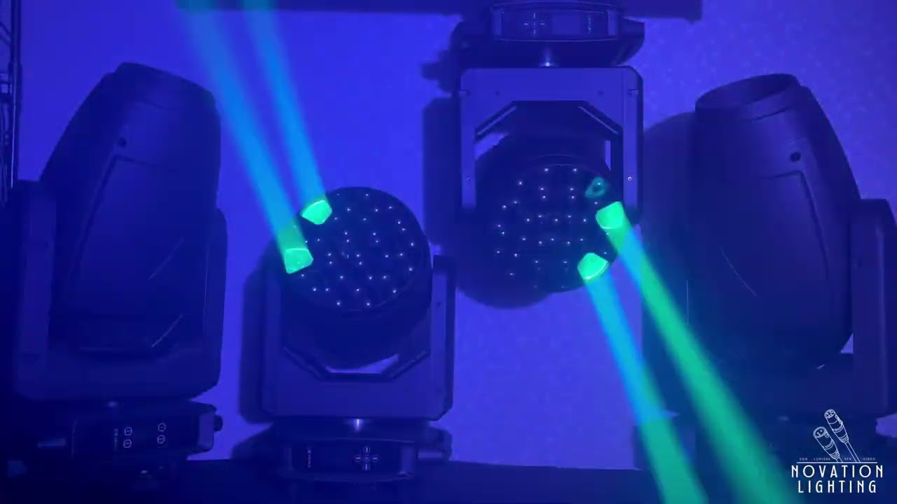 Test & Review | VSHOW PRO LIGHTING R1940L 19x40W RGBW Moving Head (Light-show with Daslight 5)
