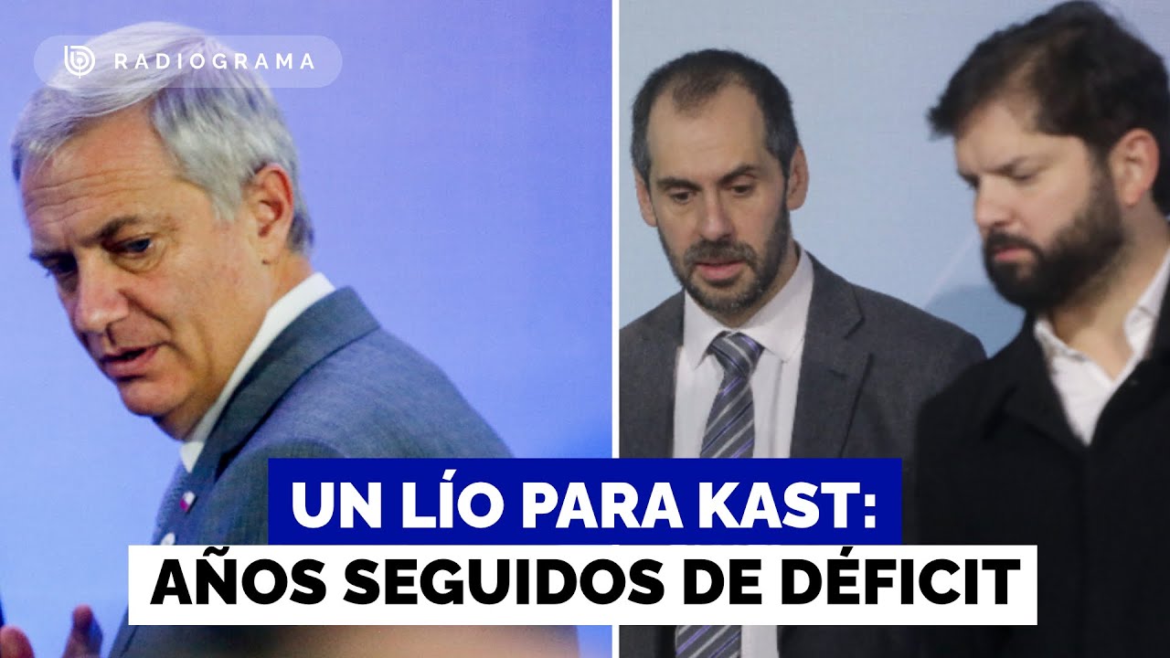 Un l&iacute;o para Kast: la herencia de tres a&ntilde;os seguidos de d&eacute;ficit fiscal que le dejar&aacute; Boric