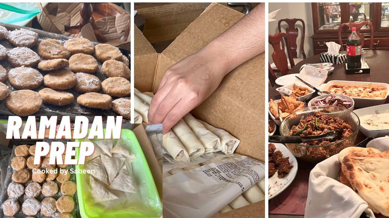 Ramzan prep for Busy Moms| Perfect Iftar Menu| make ahead |Pakistani mom in Canada/ Cooked by Sabeen