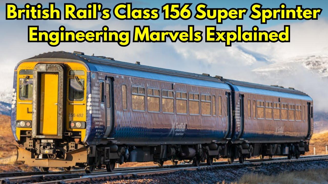 Поезд класса 156 Super Sprinter компании British Rail: объяснение инженерных чудес #class156 #bri...